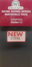 Load image into Gallery viewer, WILLS MATERIALS PACKS SSMP203 OO/1:76 SLATES (4) - (PRICE INCLUDES DELIVERY)