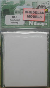 RATIO 313 N GAUGE ROUGHCAST WALLING - (PRICE INCLUDES DELIVERY)