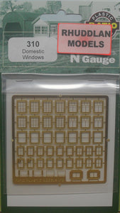 RATIO 310 N GAUGE DOMESTIC WINDOWS - (PRICE INCLUDES DELIVERY)