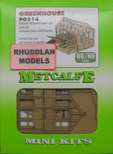 NEW METCALFE PO514 OO/1.76 GREENHOUSE - (PRICE INCLUDES DELIVERY)