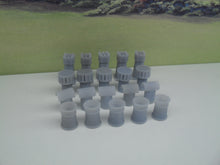 Load image into Gallery viewer, New No.66 OO gauge large pack of chimneys (20) unpainted.