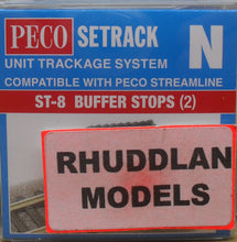 Load image into Gallery viewer, PECO ST-8 N GAUGE BUFFER STOPS (2) - (PRICE INCLUDES DELIVERY)