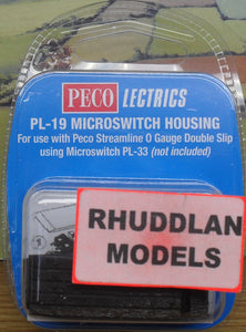 PECO LECTRICS PL-19 O GAUGE MICROSWITCH HOUSING - (PRICE INCLUDES DELIVERY)