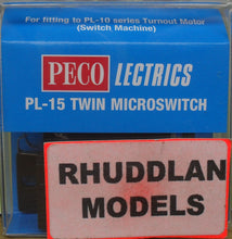 Load image into Gallery viewer, PECO LECTRICS PL15 TWIN MICROSWITCH - (PRICE INCLUDES DELIVERY)