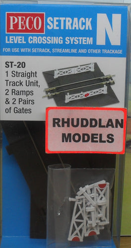 PECO ST-20 N GAUGE LEVEL CROSSING SYSTEM - (PRICE INCLUDES DELIVERY)
