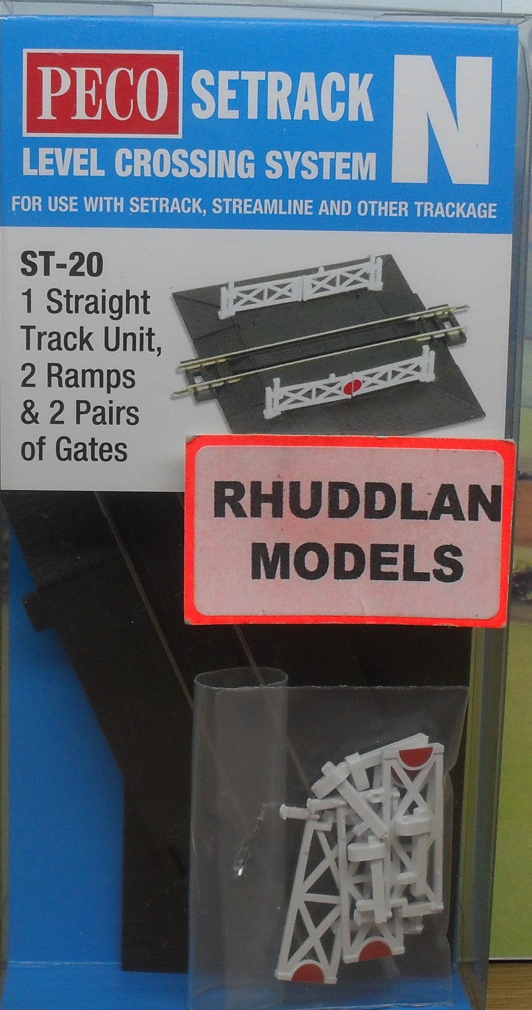 PECO ST-20 N GAUGE LEVEL CROSSING SYSTEM - (PRICE INCLUDES DELIVERY)