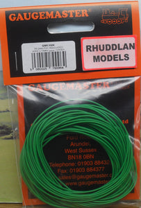 GAUGEMASTER GM11GN 7/0.2mm PVC INSULATED WIRE GREEN - (PRICE INCLUDES DELIVERY)