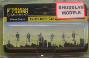 GRAHAM FARISH 379-320 N GAUGE 1950 TRAIN CREW - (PRICE INCLUDES DELIVERY)