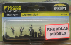 GRAHAM FARISH 379-303 N GAUGE STATION STAFF - (PRICE INCLUDES DELIVERY)