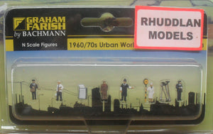 GRAHAM FARISH 379-328 N GAUGE 1960/70 URBAN WORKERS - (PRICE INCLUDES DELIVERY)