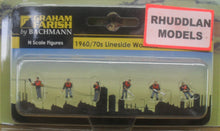 Load image into Gallery viewer, GRAHAM FARISH 379-330 N GAUGE 1960/70 LINESIDEWORKERS - (PRICE INCLUDES DELIVERY)