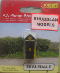 HORNBY SKALEDALE R9867 00/1:76 AA PHONE BOX - (PRICE INCLUDES DELIVERY)