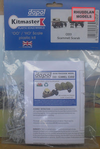 DAPOL C033 OO/1:76 SCAMMELL SCARAB - (PRICE INCLUDES DELIVERY)