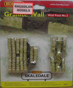 HORNBY SKALEDALE R8527 OO/1.76 WALL PACK NO.2 GRANITE WALL - (PRICE INCLUDES DELIVERY)