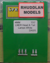 Load image into Gallery viewer, SPRINGSIDE MODELS SPDA5 OO/1.76 LNER HEAD &amp; TAIL LAMPS (5) - (PRICE INCLUDES DELIVERY)