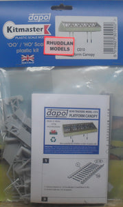 DAPOL C010 OO/1:76 PLATFORM CANOPY - (PRICE INCLUDES DELIVERY)
