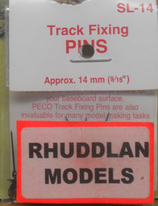 PECO STREAMLINE SL-14 OO/1:76 TRACK FIXING PINS - (PRICE INCLUDES DELIVERY)