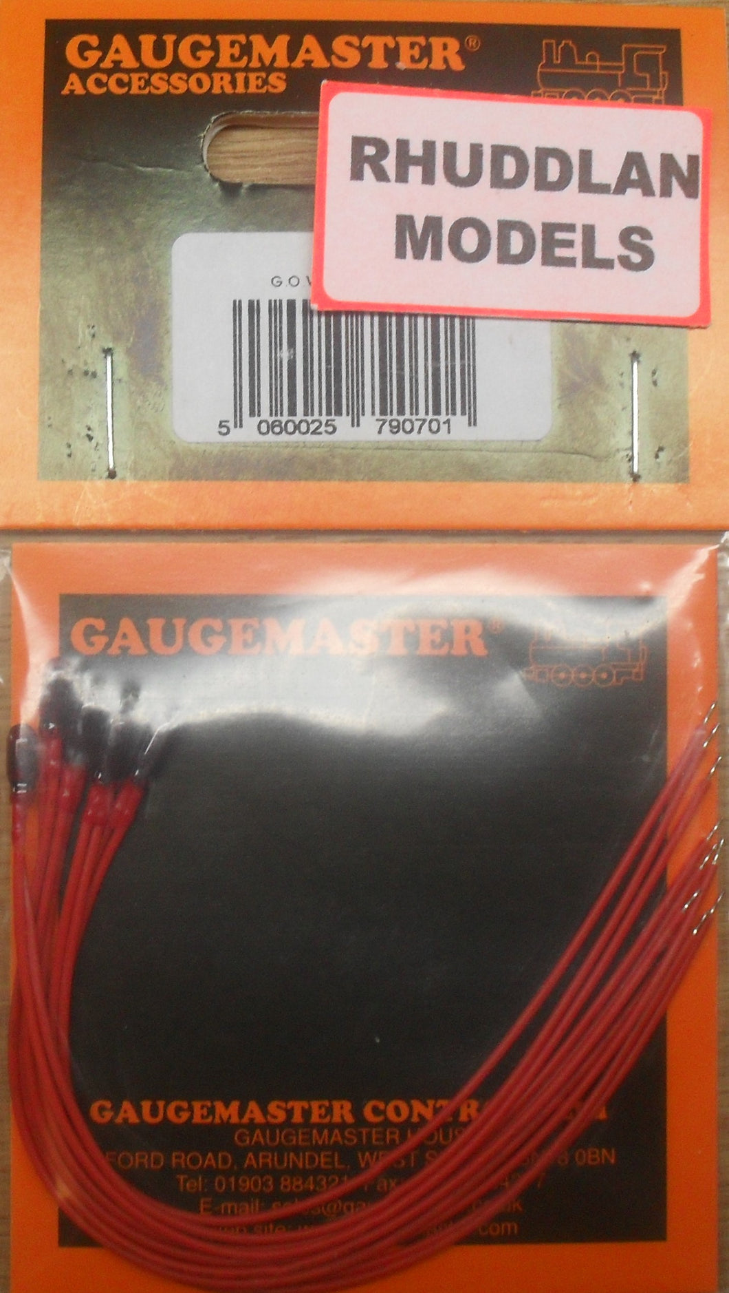 GAUGEMASTER GM 70 G.O.W. BULBS RED (5) - (PRICE INCLUDES DELIVERY)