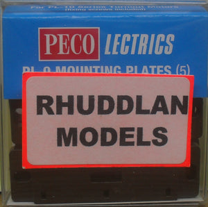 PECO LECTRICS PL-9 MOUNTING PLATES (5) - (PRICE INCLUDES DELIVERY)