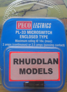 PECO LECTRICS PL-33 MICROSWITCH ENCLOSED TYPE - (PRICE INCLUDES DELIVERY)
