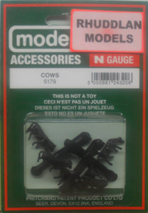 MODEL SCENE ACCESSORIES NO.5179 N GAUGE COWS - (PRICE INCLUDES DELIVERY)