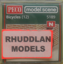 Load image into Gallery viewer, MODEL SCENE ACCESSORIES NO.5189 N GAUGE BICYCLES (12) - (PRICE INCLUDES DELIVERY)