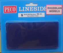 Load image into Gallery viewer, PECO LINESIDE NB-44  N GAUGE BRICK WALLING (4) - (PRICE INCLUDES DELIVERY)