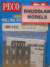 Load image into Gallery viewer, PECO NR-103 N GAUGE 4 COUPLER LIFT ARMS - (PRICE INCLUDES DELIVERY)