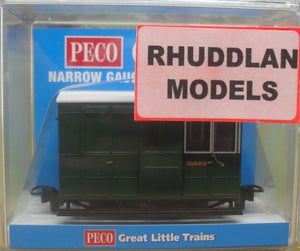 PECO GREAT LITTLE TRAINS GR-530 NARROW GAUGE FREELANCE 4 WHEEL BRAKE  COACH - (PRICE INCLUDES DELIVERY)