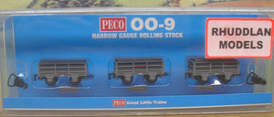 PECO GREAT LITTLE TRAINS GR-320 OO-9 2 TON SLATE WAGONS - (PRICE INCLIDES DELIVERY)