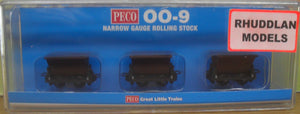 PECO GREAT LITTLE TRAINS GR-330 OO-9 HUDSON RUGGA V-SKIPS BROWN - (PRICE INCLUDES DELIVERY)