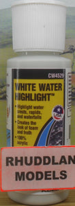 WOODLAND SCENICS CW4529 59.1ML WHITE WATER HIGHLIGHT - (PRICE INCLUDES DELIVERY)