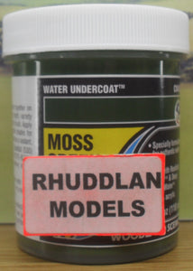 WOODLAND SCENICS CW4533 110ML WATER UNDERCOAT MOSS GREEN - (PRICE INCLUDES DELIVERY)