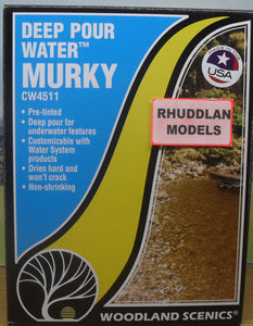 WOODLAND SCENICS CW4511 DEEP POUR WATER MURKY - (PRICE INCLUDES DELIVERY)