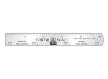 Load image into Gallery viewer, PECO SL-20 OO/1:76 STAINLESS STEEL SCALE RULE - (PRICE INCLUDES DELIVERY)