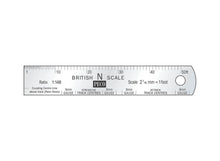Load image into Gallery viewer, PECO SL-320 N GAUGE STAINLESS STEEL SCALE RULE - (PRICE INCLUDES DELIVERY)