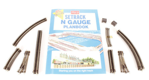 PECO ST-300 N GAUGE STARTER TRACK SET 1ST RADIUS CURVES - (PRICE INCLUDES DELIVERY)