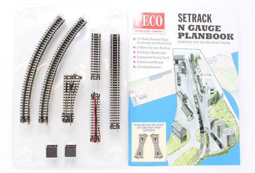 PECO ST-301 N GAUGE STARTER TRACK SET 2ND RADIUS CURVES - (PRICE INCLUDES DELIVERY)