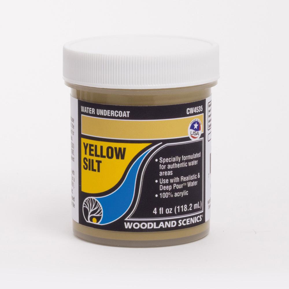 WOODLAND SCENICS CW4535 110ML WATER UNDERCOAT YELLOW SILT - (PRICE INCLUDES DELIVERY)
