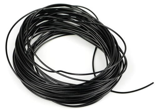GAUGEMASTER GM11BK 7/0.2MM PVC INSULATED WIRE BLACK - (PRICE INCLUDES DELIVERY)