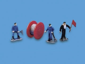 MODEL SCENE ACCESSORIES NO.5166 N GAUGE CABLE LAYING PARTY - (PRICE INCLUDES DELIVERY)