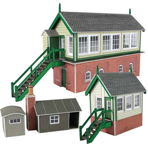 METCALFE PN133 N GAUGE SIGNAL BOX SET - (PRICE INCLUDES DELIVERY)