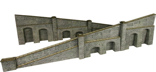 METCALFE PO249 OO/1.76 TAPERED RETAINING WALLS STONE STYLE - (PRICE INCLUDES DELIVERY)