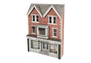 METCALFE PO374 OO GAUGE LOW RELIEF SHOP FRONT NO.7 HIGH ST- (PRICE INCLUDES DELIVERY)