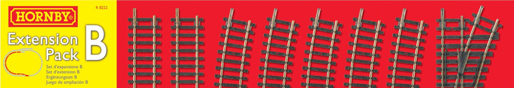 HORNBY R8222 OO/1:76 EXTENSION PACK B - (PRICE INCLUDES DELIVERY)