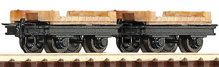 ROCO 34607 OO-9  BRIDGE WAGONS (2) - (PRICE INCLUDES DELIVERY)