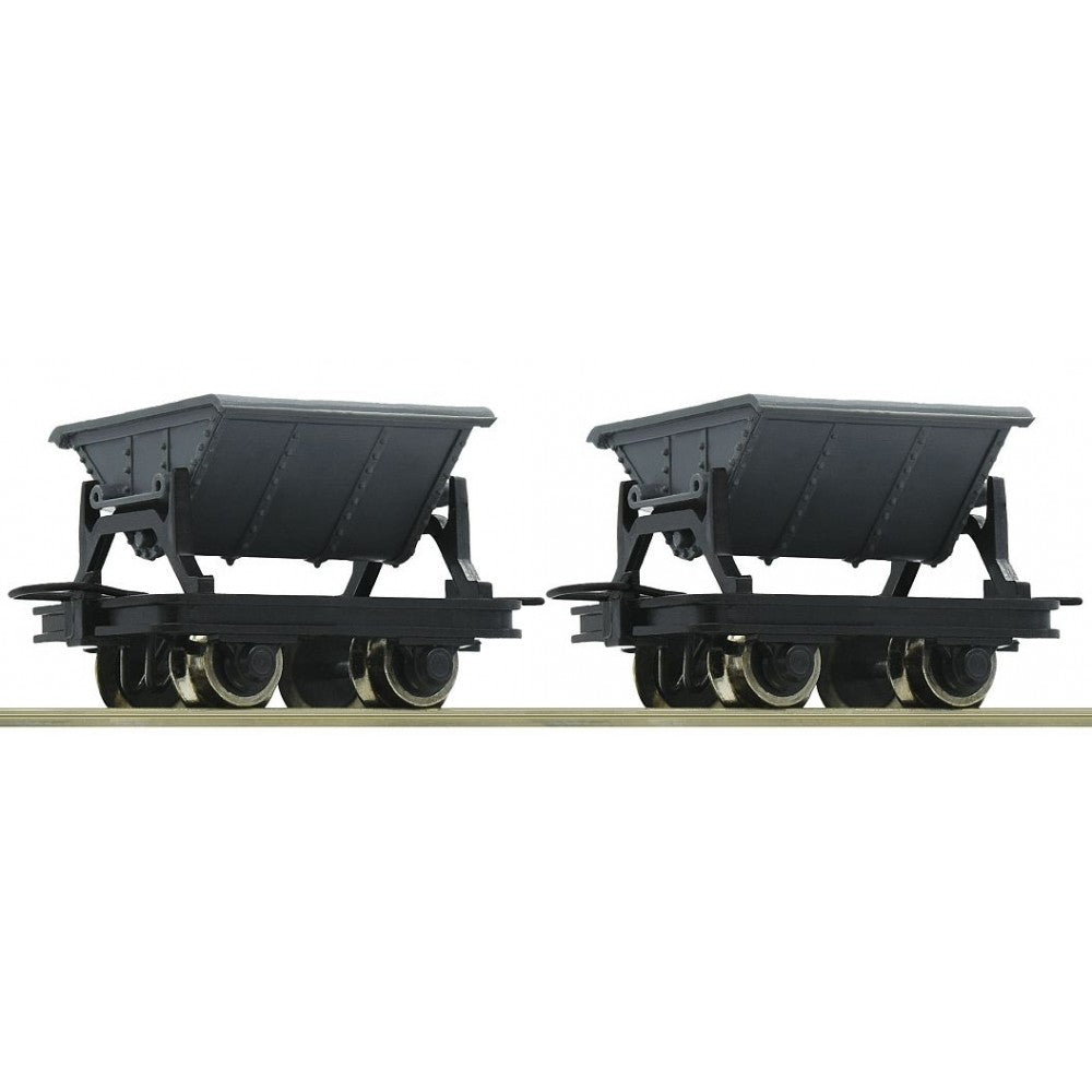 ROCO 34600 SIDE TIPPING HOPPER WAGONS (2) - (PRICE INCLUDES DELIVERY)