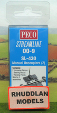 Load image into Gallery viewer, PECO STREAMLINE OO-9 NARROW GAUGE SL-430 MANUAL UNCOUPLERS (2) - (PRICE INCLUDES DELIVERY)