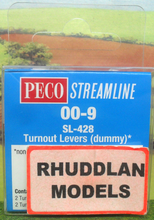 Load image into Gallery viewer, PECO STREAMLINE OO-9 NARROW GAUGE SL-428 TURNOUT LEVERS (DUMMY) (PRICE INCLUDES DELIVERY)