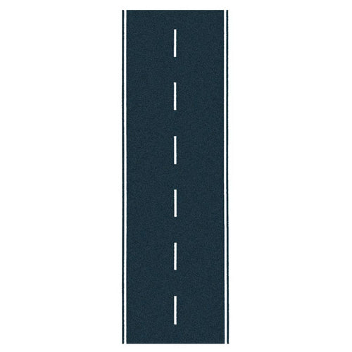 NOCH 60700 HO SCALE FEDERAL ROAD, ASPHALT - (PRICE INCLUDES DELIVERY)